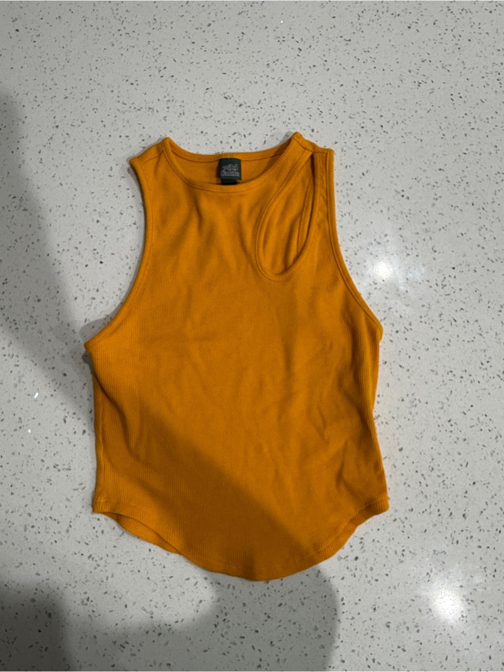 wild fable Ribbed Tank Top in Mustard